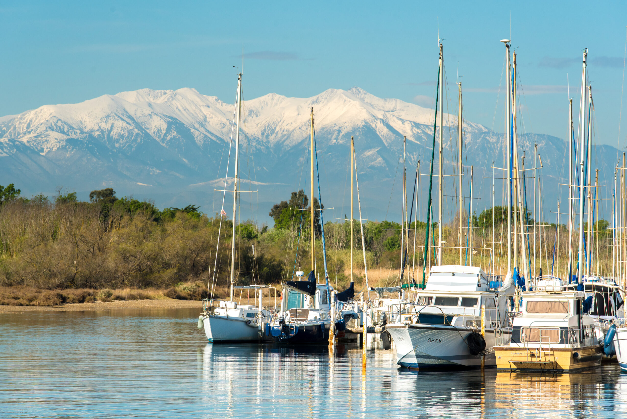Le port de plaisance de Sainte Marie la mer